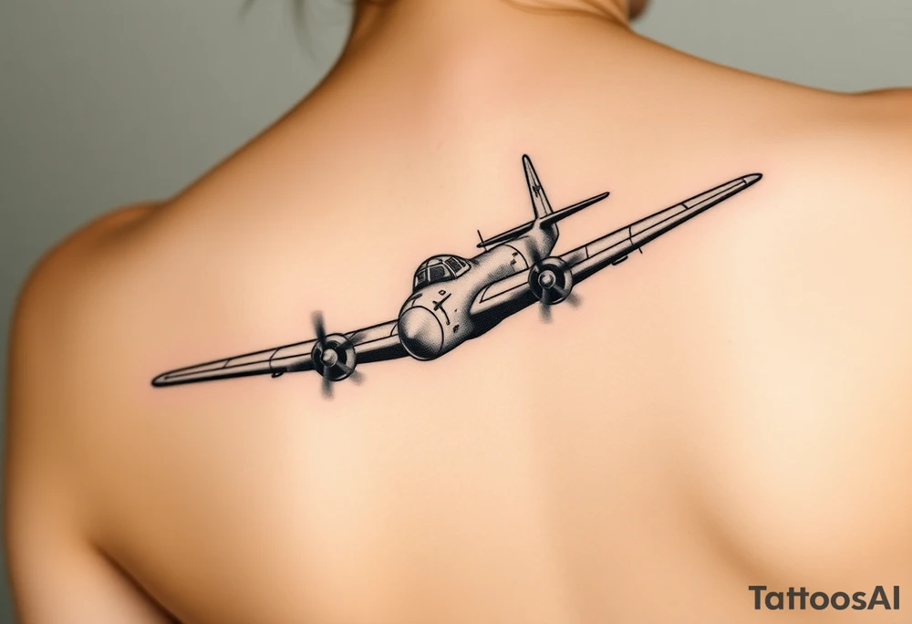 P-38 bomber tattoo idea