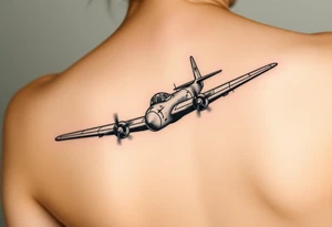 P-38 bomber tattoo idea