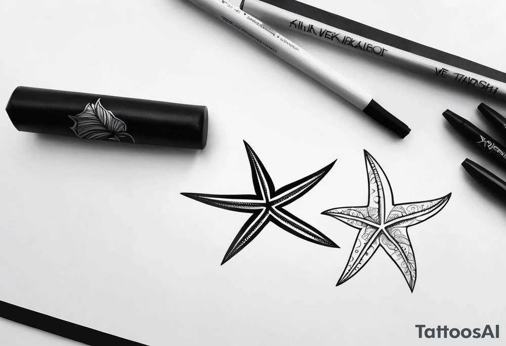 Starfish wrist wrap around tattoo idea