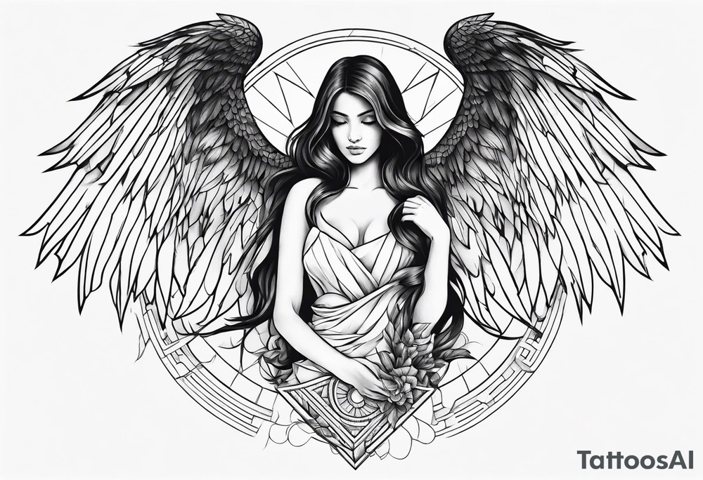 the fallen angel tattoo idea
