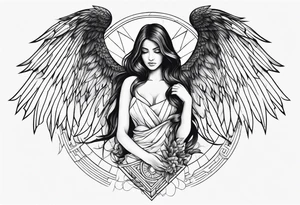 the fallen angel tattoo idea