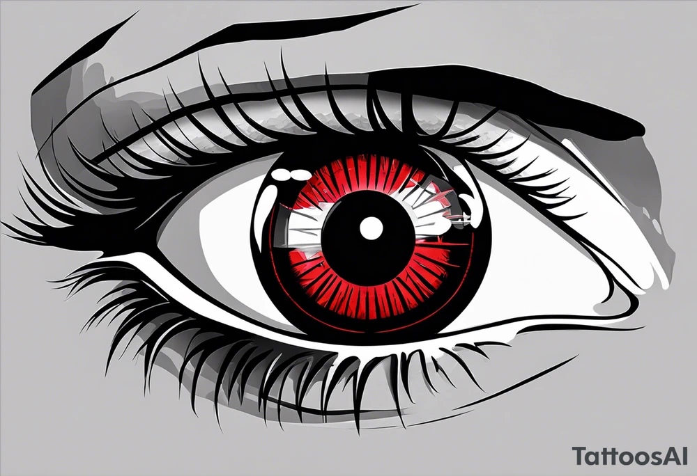 Sharingan eyes tattoo idea