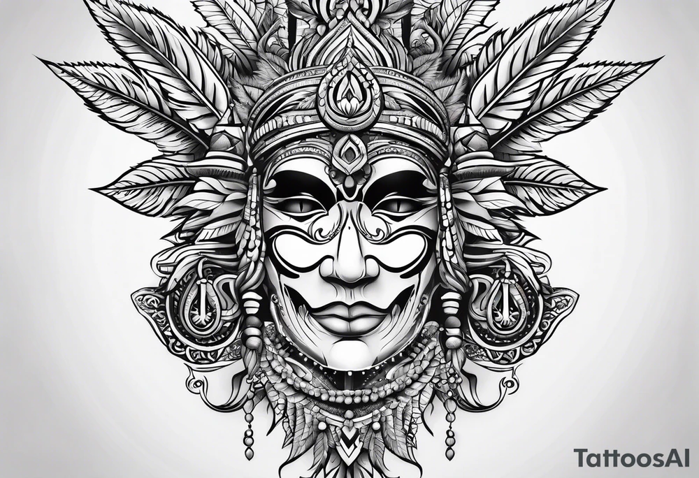 Marijuana tattoo idea