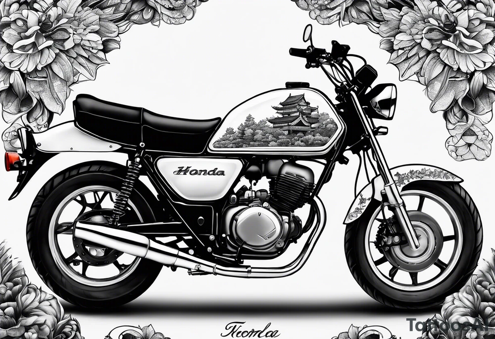 Honda atc70 tattoo idea