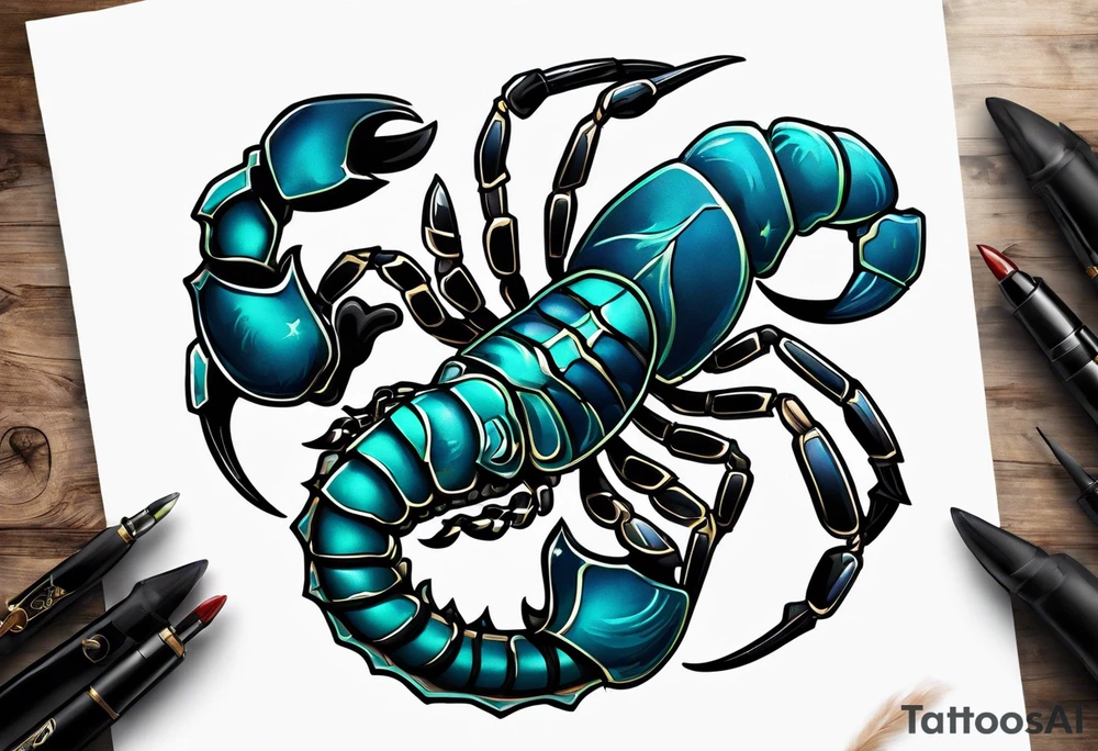 Scorpion tattoo idea