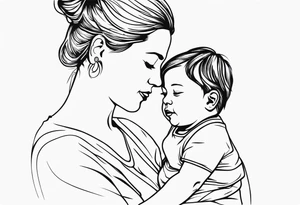 Mother and father tattoo idea