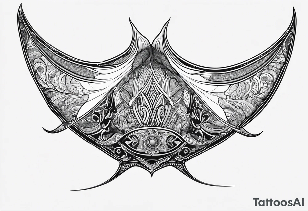 manta ray tattoo idea