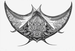 manta ray tattoo idea