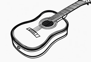 Guitar tattoo idea