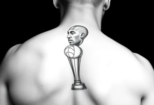 Kobe Bryant with trophy tattoo ideas tattoo idea