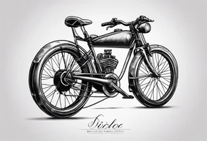 Bicicleta tattoo idea