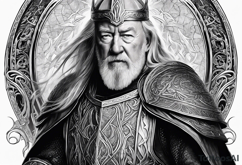 Lord of the Rings 
King Theoden forth Erolingas charge tattoo idea