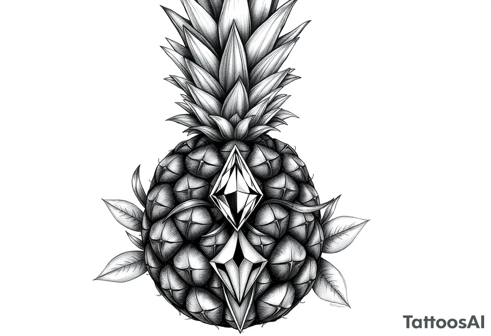 Pineapple Pubic crown diamond vagina and anus tattoo idea Pineapple Pubic crown diamond vagina and anus tattoo idea
