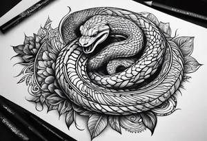 black mamba tattoo idea