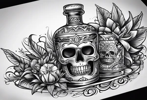 Tequila connoisseur tattoo idea