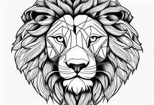 a circle with four dots on the border in a line transitioning into a harder line tattoo idea
