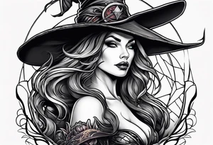  Witch Tattoo Ideas | TattoosAI