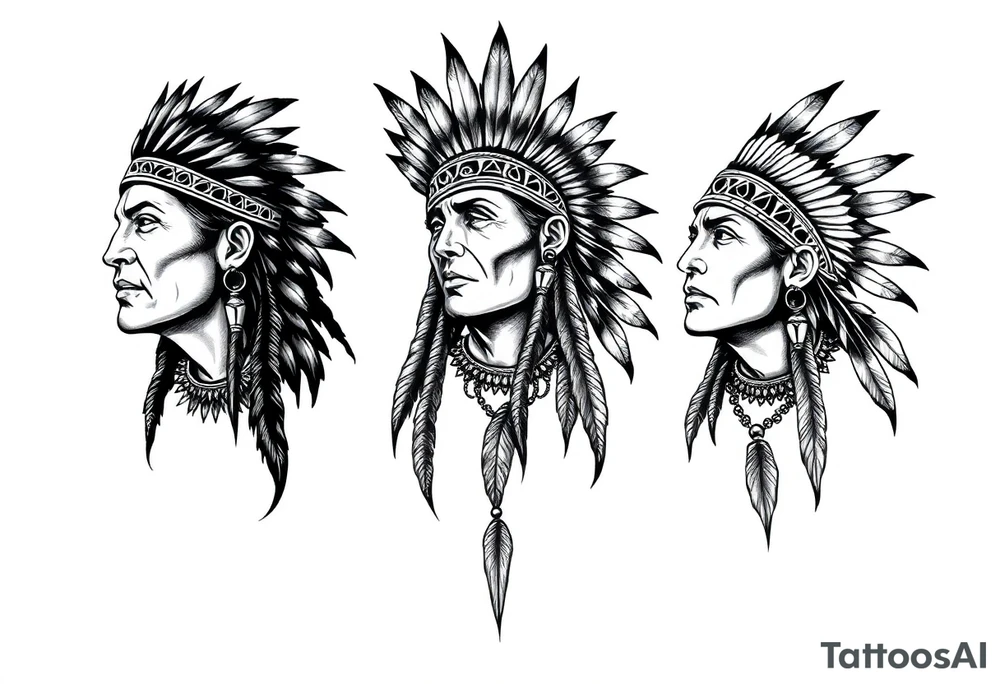 Native Americans celebrating tattoo idea