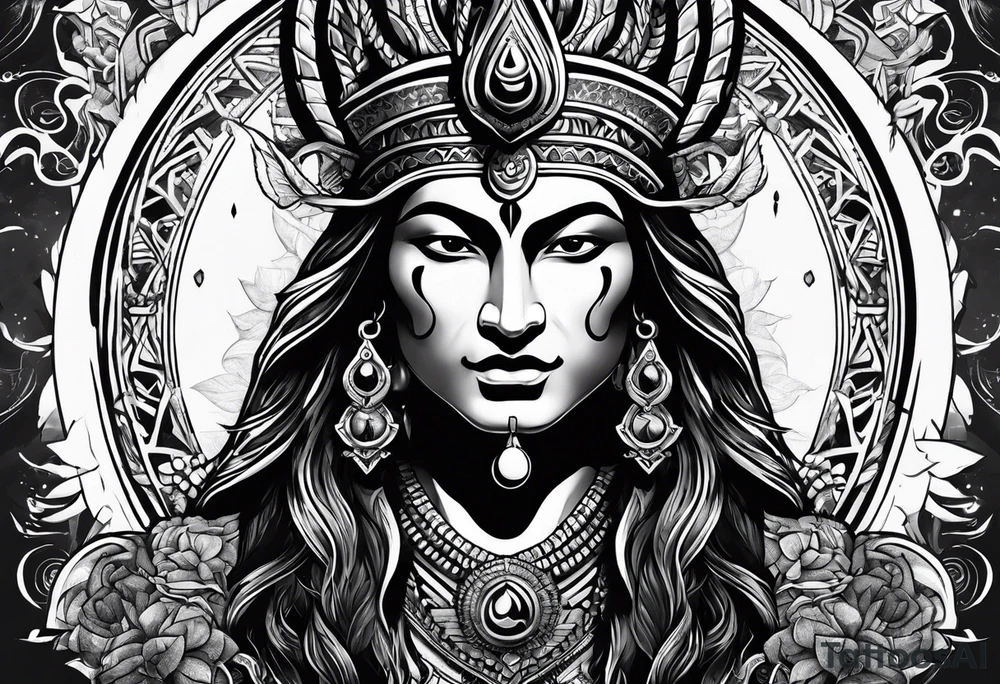 Shiva tattoo, warrior tattoo idea