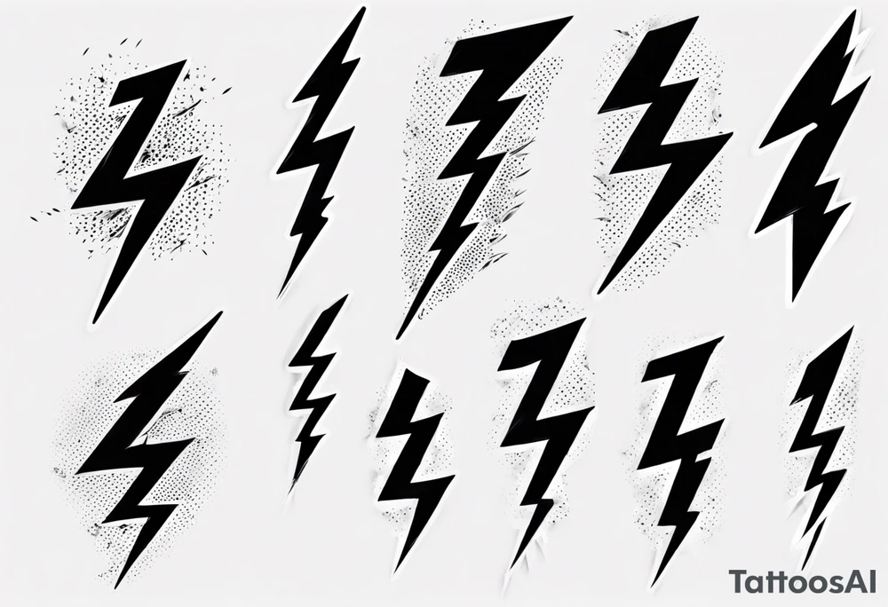 Realistic Lightning Bolt Tattoo tattoo idea