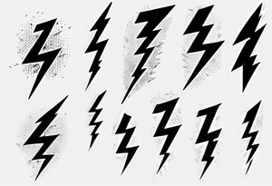 Realistic Lightning Bolt Tattoo tattoo idea