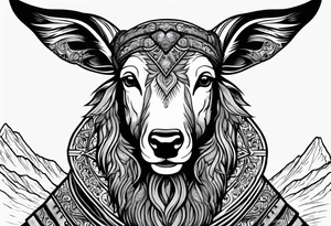 A shepherd who is fearful tattoo idea