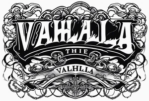Valhalla chains dark cloud tattoo idea