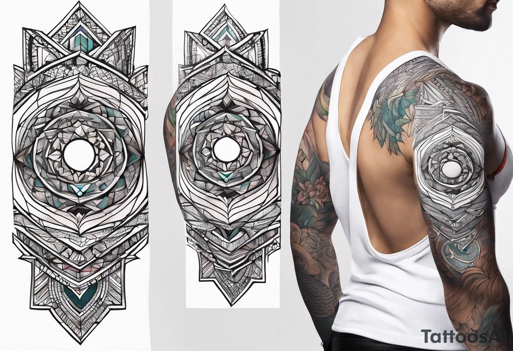 Keraly arm sleeve tattoo idea