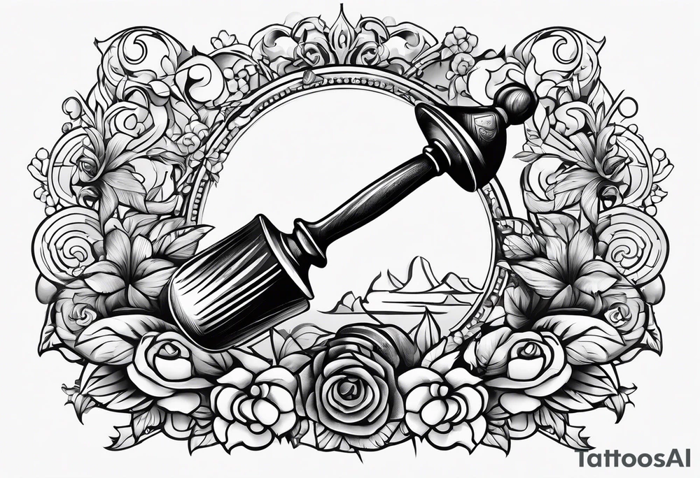 Hammer tattoo idea