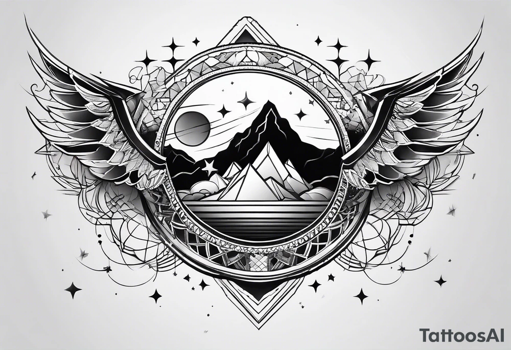 galaxy tattoo idea