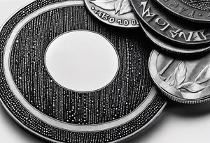 US Coin tattoo idea
