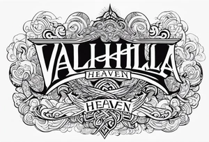 Valhalla heaven gods tattoo idea