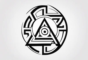 greek strength symbol tattoo tattoo idea