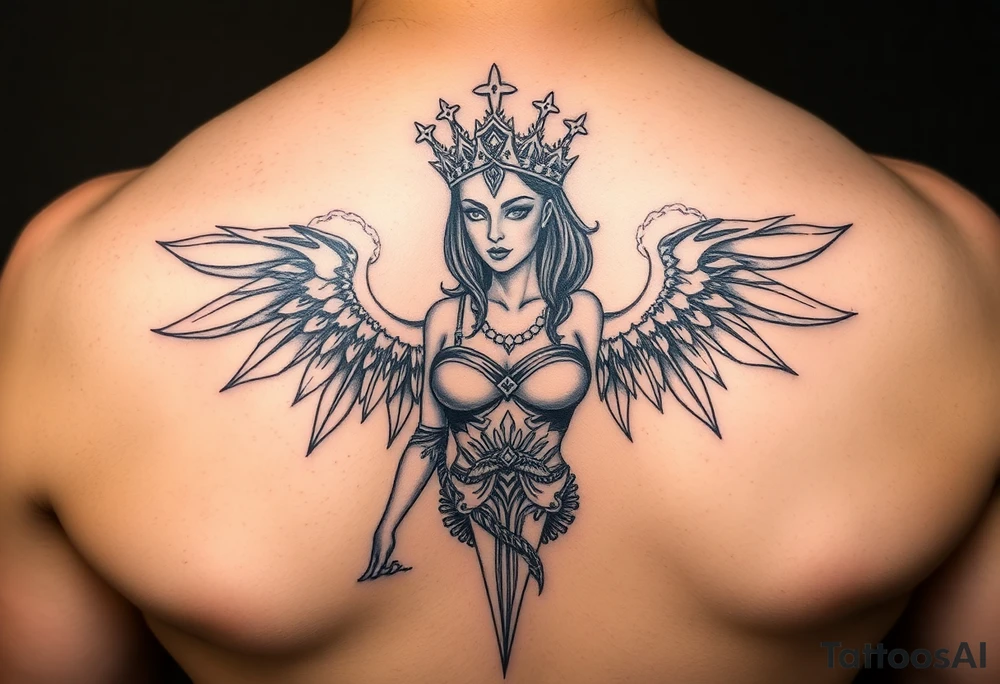 La dama de la justicia ♎ tattoo idea