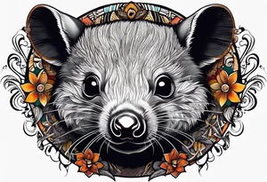 wombat, Sugar Glider, Platypus, Echidna tattoo idea