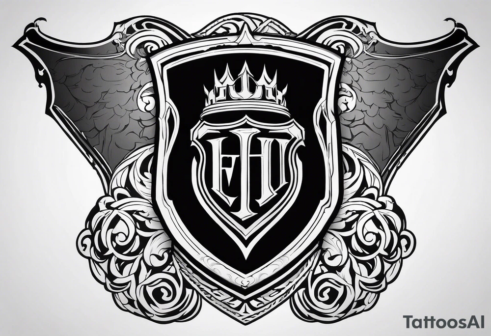 Valhalla sheild tattoo idea