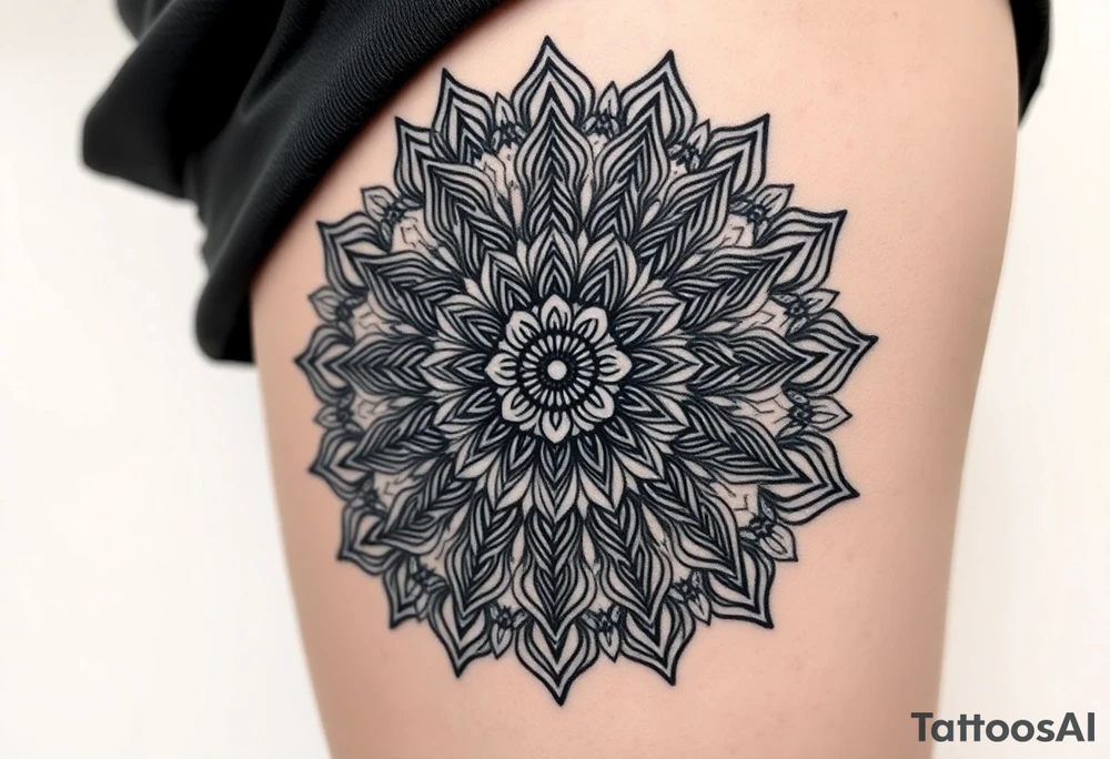 psychedelic mandala tattoo tattoo idea