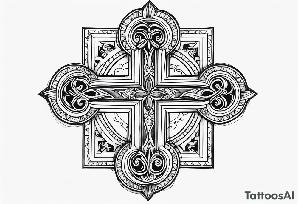 cross tattoo idea