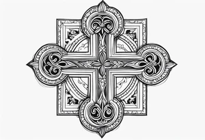 cross tattoo idea
