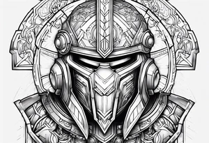 Warhammer 40000 armor tattoo idea