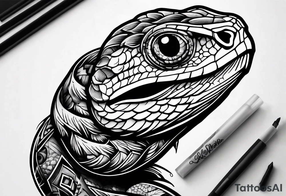 Copperhead tattoo idea