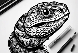 Copperhead tattoo idea