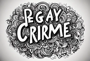 Be gay do crime tattoo idea