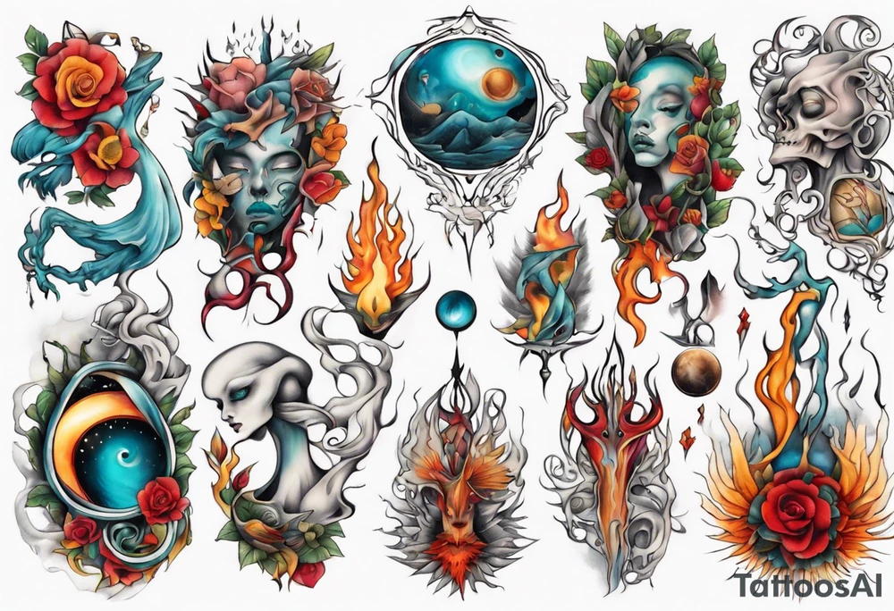 rebirth tattoo idea