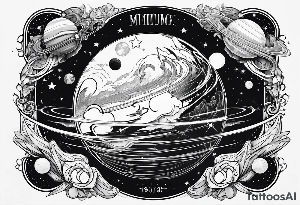 space tattoo idea
