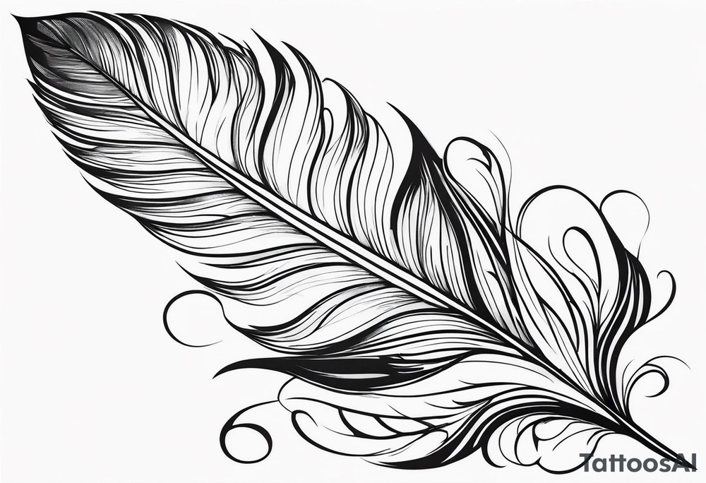 Feather Lightness tattoo idea