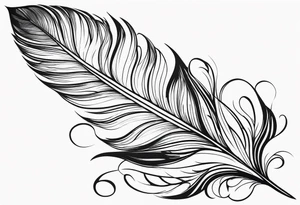 Feather Lightness tattoo idea