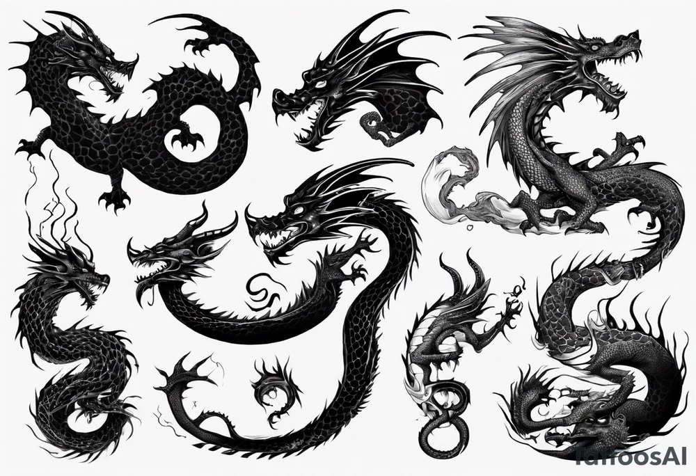 the Dragon tattoo idea