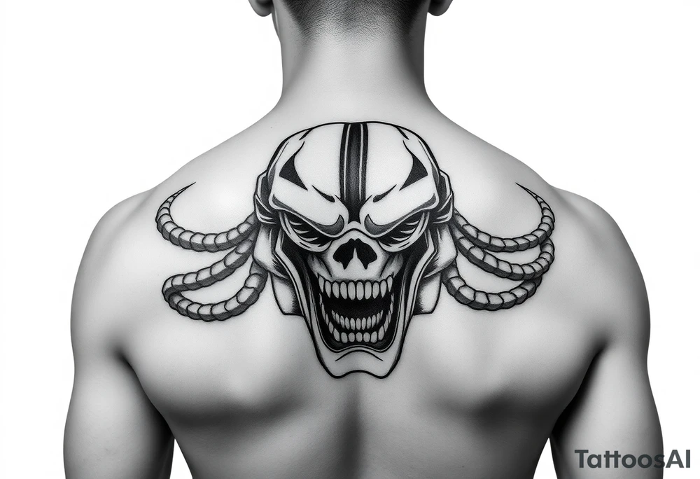 Design a ballgag tattoo idea