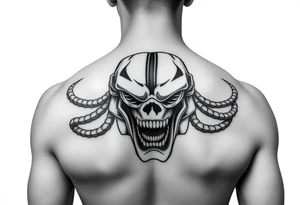 Design a ballgag tattoo idea